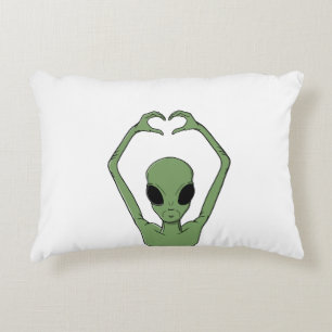 Coussins Décoratifs Pose du cœur extraterrestre