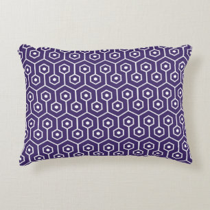 Coussins Décoratifs Pourpre géométrique