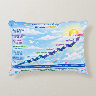 Coussins Décoratifs Prévisions pour aujourd'hui : Météo BrainyBright !