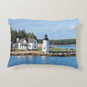 Coussins Décoratifs Prospect Harbour Lighthouse, carte postale Maine