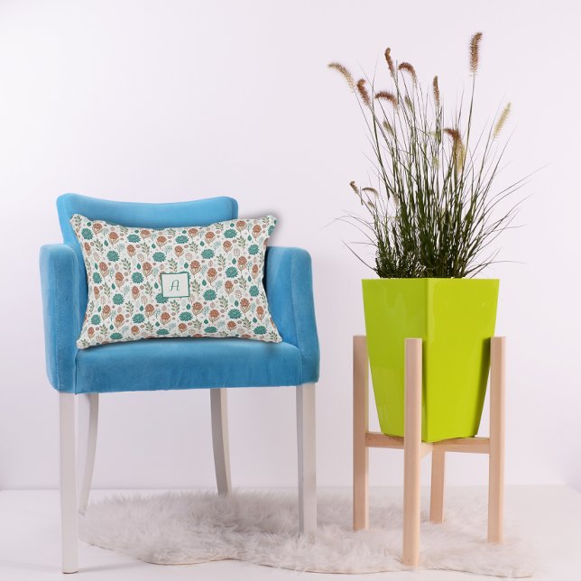 Coussins Décoratifs Protea Flower Desert Floral beige Pattern  (Créateur téléchargé)