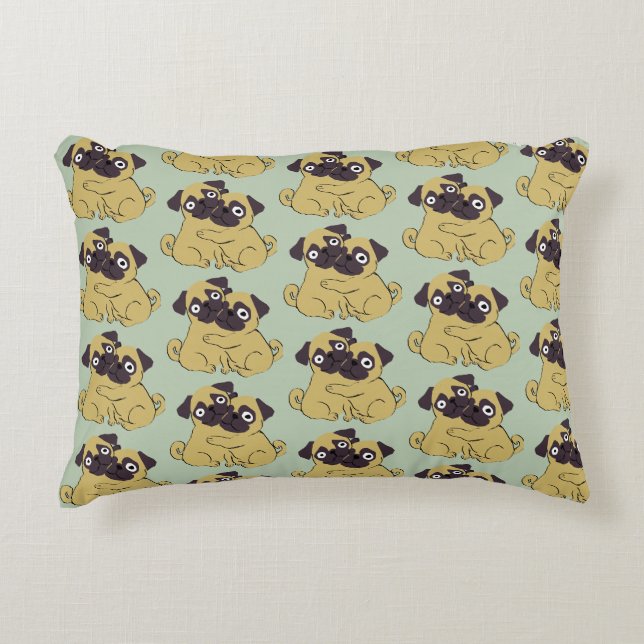 Coussins Décoratifs Pug hug  (Devant)