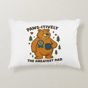 Coussins Décoratifs Pws-itivement le plus grand papa ours