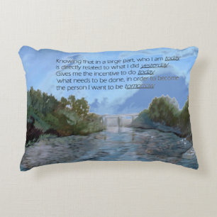 Coussins Décoratifs Qui je suis aujourd'hui Inspirant