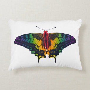 Coussins Décoratifs Rainbow Pride Flag Swallowtail Butterfly
