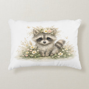 Coussins Décoratifs Raton laveur ami de la forêt