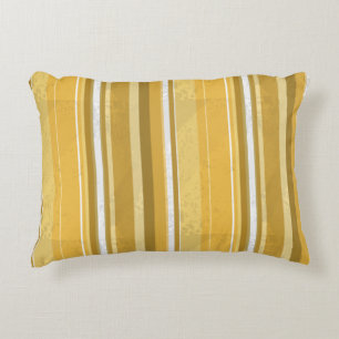 Coussins Décoratifs Rayures Jaune