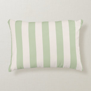 Coussins Décoratifs Rayures verticales vert pastel