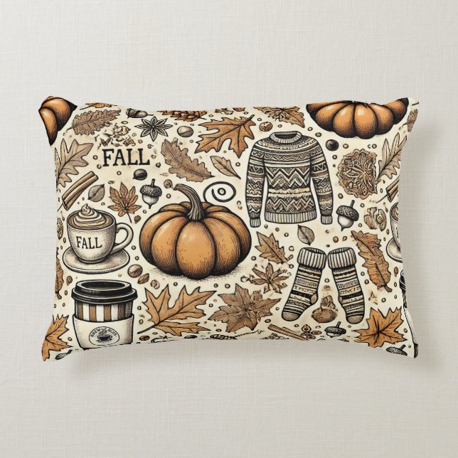 Coussins Décoratifs Récolte d'automne (Devant)