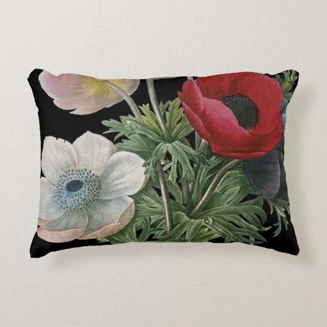 Coussins Décoratifs Redoute : Anémone, 1833 (Devant)