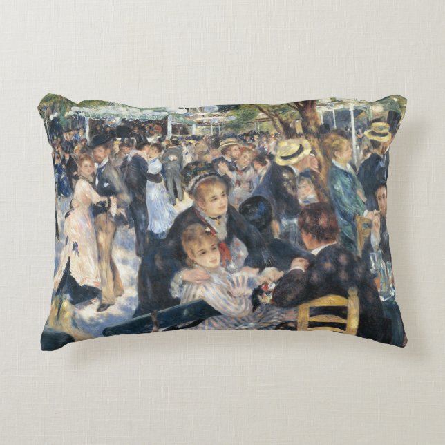 Coussins Décoratifs Renoir Moulin Danse Galette Party (Devant)