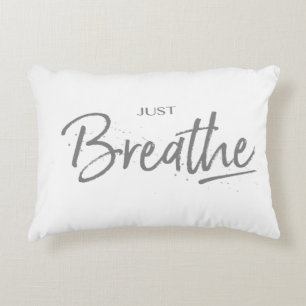 Coussins Décoratifs Respire, Yoga, Citation Zen