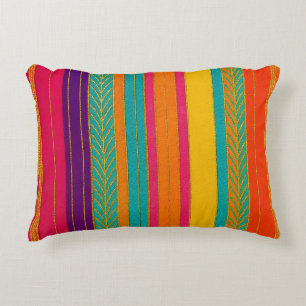Coussins Décoratifs Retro 60s MOD Bright Stripes