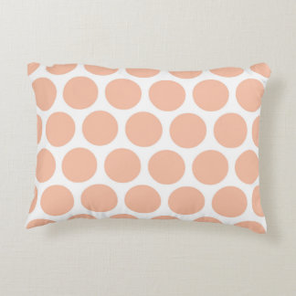 Coussins Décoratifs Rétro pois moderne coloré de pêche légère