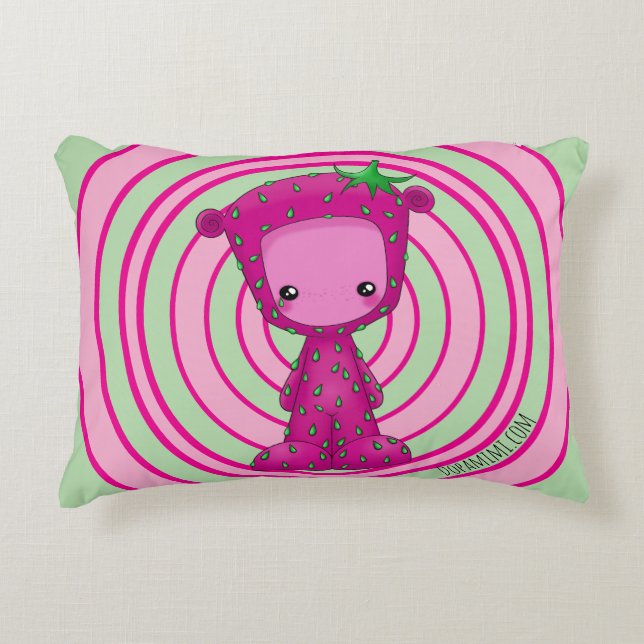 Coussins Décoratifs Reversible StrawberriMimi/AppleMimi (Devant)