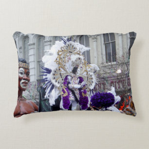 Coussins Décoratifs Roi pourpre de zoulou de Mardis Gras
