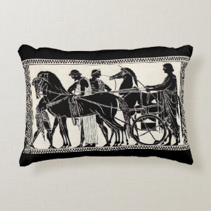 Coussins Décoratifs Romancient men and horses