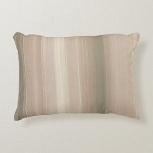 Coussins Décoratifs Rose Pâle Gris Mauve Abstrait Rayure