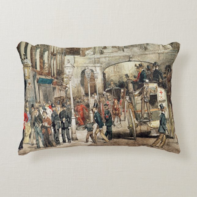 Coussins Décoratifs Rue de Londres, 1869 (Devant)