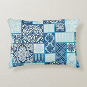 Coussins Décoratifs seamless background, patchwork tiles.