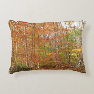 Coussins Décoratifs Sentier de l'automne de la lumière du soleil au pa