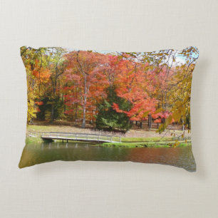 Coussins Décoratifs Sept sources Pont d'automne III Paysage d'automne