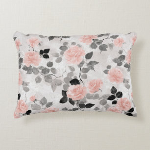Coussins Décoratifs Shabby Chic Vintage Floral Roses Roses Élégantes