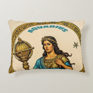 Coussins Décoratifs signe aquarius du zodiaque