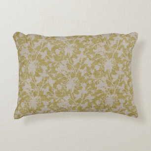 Coussins Décoratifs Silhouette de chintz floral - Chartreuse 
