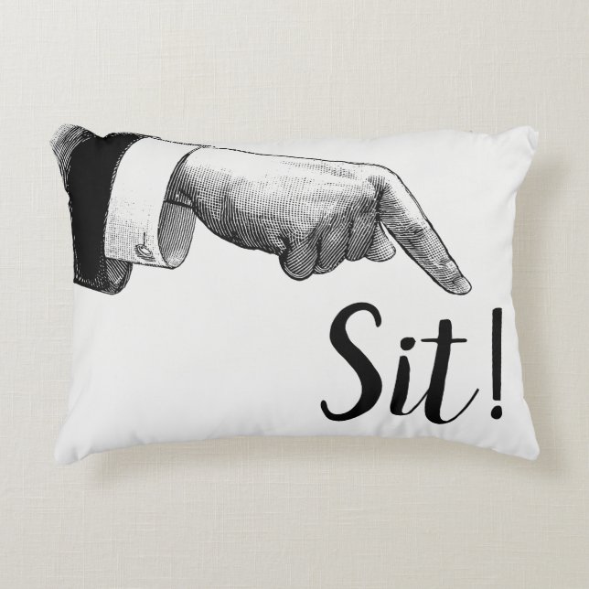 Coussins Décoratifs Sit Down Bossy Accent cushion (Devant)