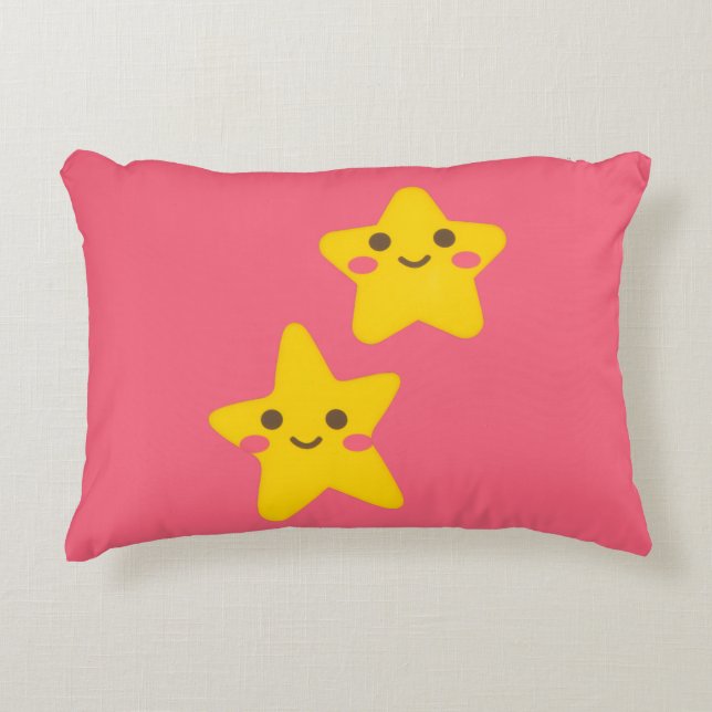 Coussins Décoratifs Smiling Stars Accent Pillow (Devant)