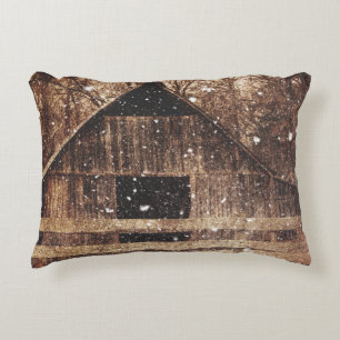 Coussins Décoratifs Snow Country rural Old Barn
