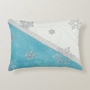Coussins Décoratifs Snowflakes & Peppermenthe Holiday