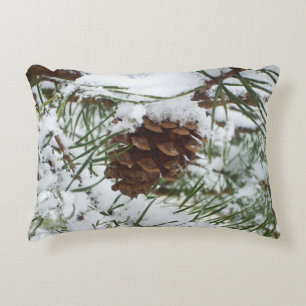 Coussins Décoratifs Snowy Pine Cone I