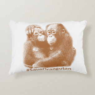 Coussins Décoratifs Soins Orangoutan