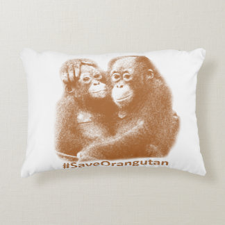 Coussins Décoratifs Soins Orangoutan