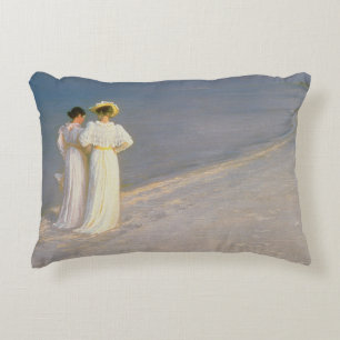 Coussins Décoratifs Soirée d'été sur la plage du sud 2 de Skagen