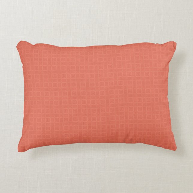 Coussins Décoratifs Sophistication élégante : Bliss Saumons rectangula (Devant)