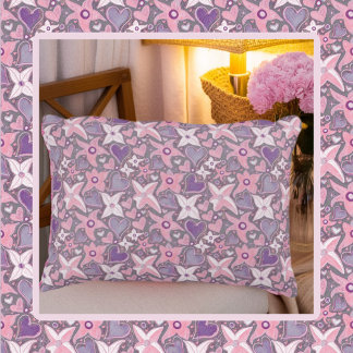 Coussins Décoratifs Soyez Unique En Motif Rose/Violet