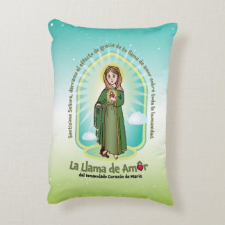 Coussins Décoratifs Spanish GRN Bg Kids FOL Mary Icon + Unity Prayer 