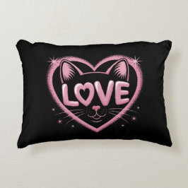 Coussins Décoratifs Sparkling Cat Love