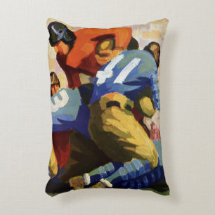 Coussins Décoratifs Sports vintages, Football Players dans un jeu