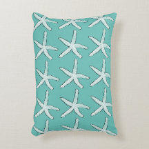 Starfish Motif Beach Côte Turquoise Bleu élégant