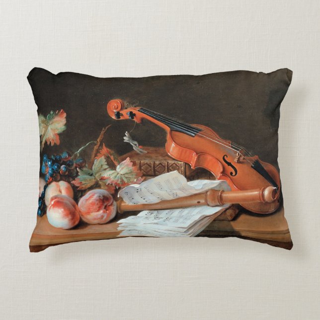 Coussins Décoratifs Still Life avec un violon art (Devant)