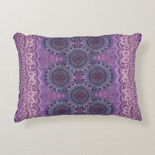 Coussins Décoratifs Style Boho pourpre