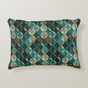 Coussins Décoratifs Super Luxe Turquoise & Or