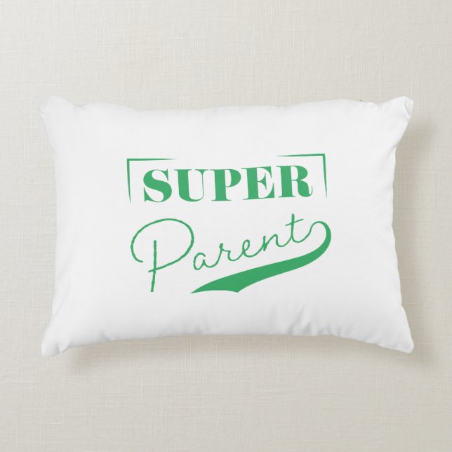 Coussins Décoratifs Super parent (Devant)