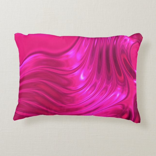 Coussins Décoratifs Super rose glacé Hollywood Cerise (Dos)