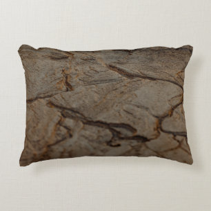 Coussins Décoratifs Surface en bois Brown et noir