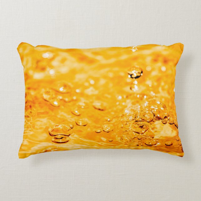 Coussins Décoratifs Surface propre liquide ondulée d'eau (Devant)